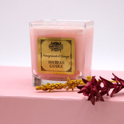 Soybean Candles - Pomegranate & Orange - Vivid Aromas UK