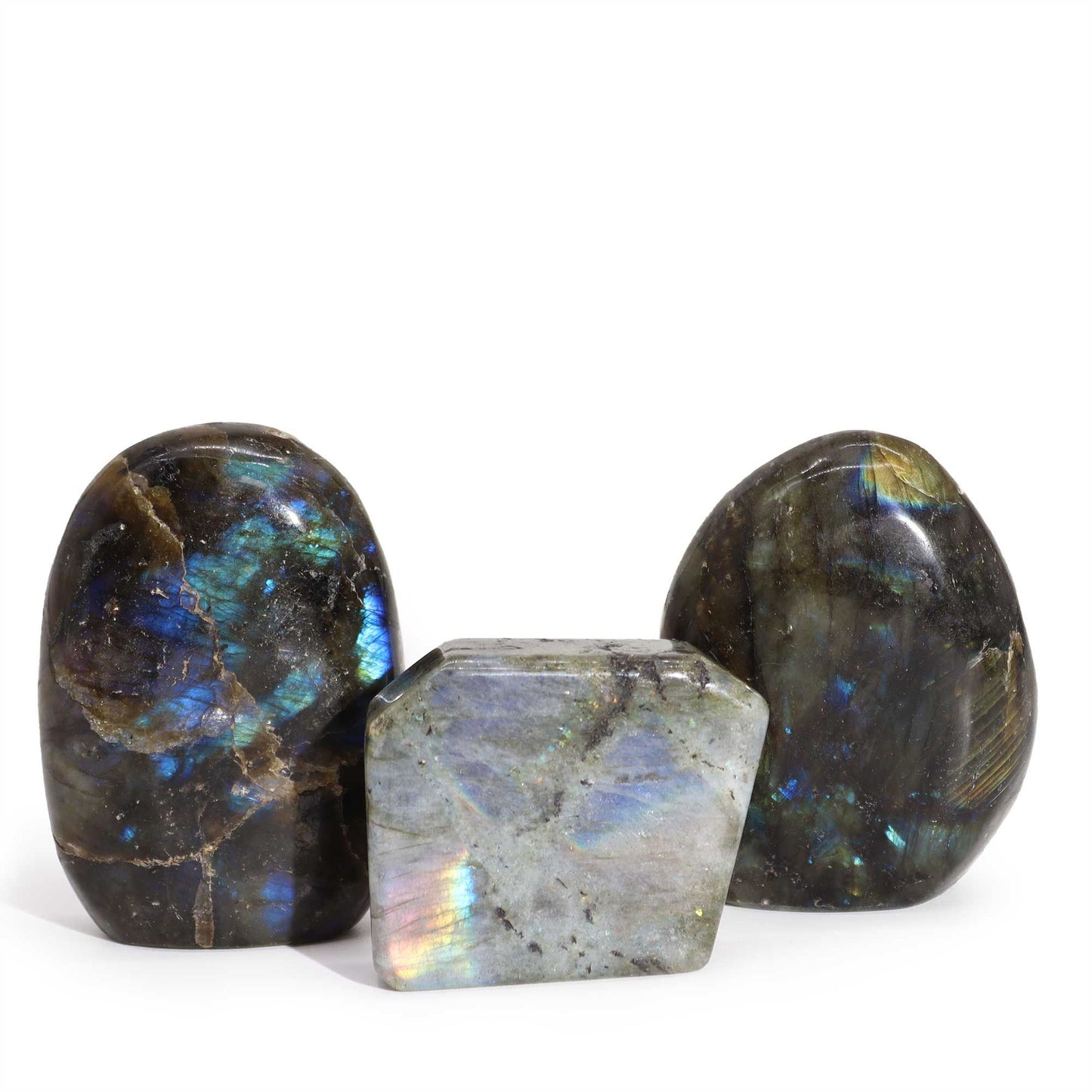 Madagascar Labradorite Tomb Stone (approx 80-100gms 50-70mm) - Vivid Aromas UK