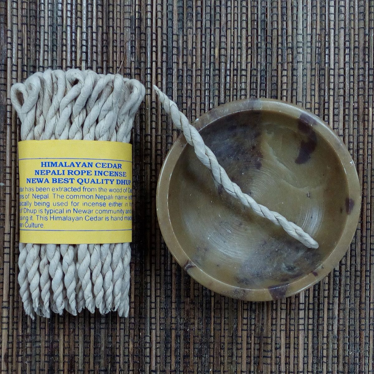 Pure Herbs Cedar Rope Incense - Vivid Aromas UK