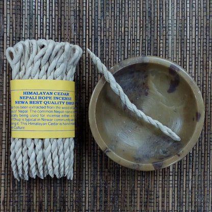 Pure Herbs Cedar Rope Incense - Vivid Aromas UK
