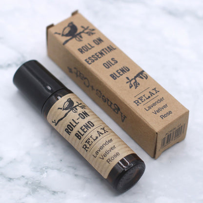 Agnes + Cat Roll On Essential Oil Blend - RELAX - Vivid Aromas UK