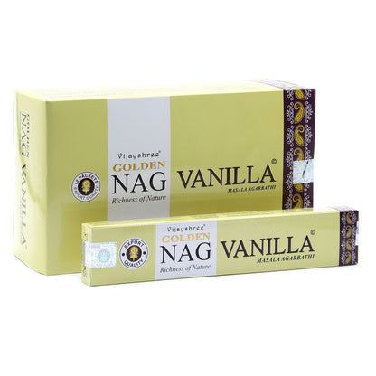 15g Golden Vanilla Incense - Vivid Aromas UK