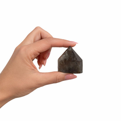 Gemstone Top Polished Points - Smoky Quartz (approx 5-6 pieces) - Vivid Aromas UK