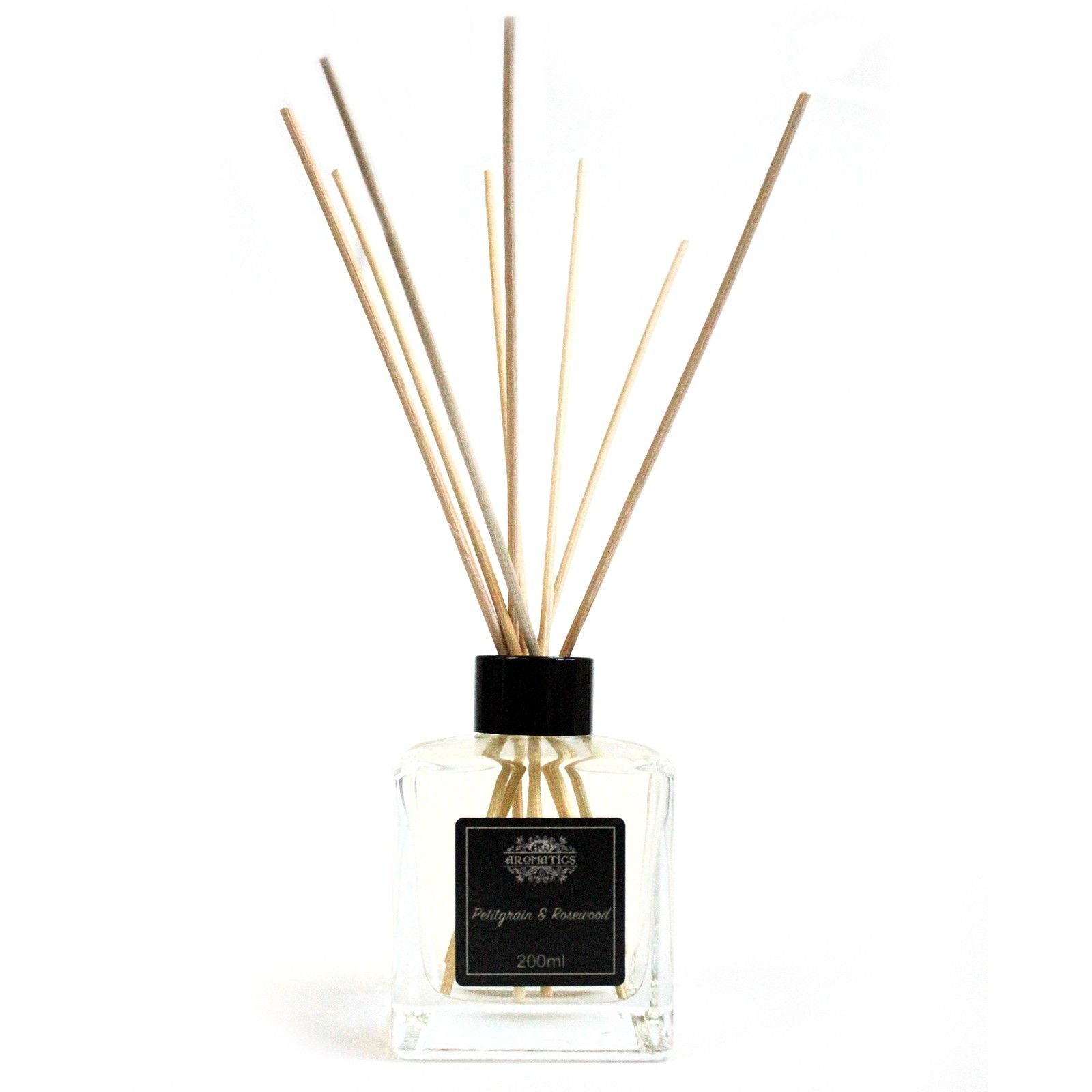 200ml Petitgrain & Rosewood Essential Oil Reed Diffuser - Vivid Aromas UK