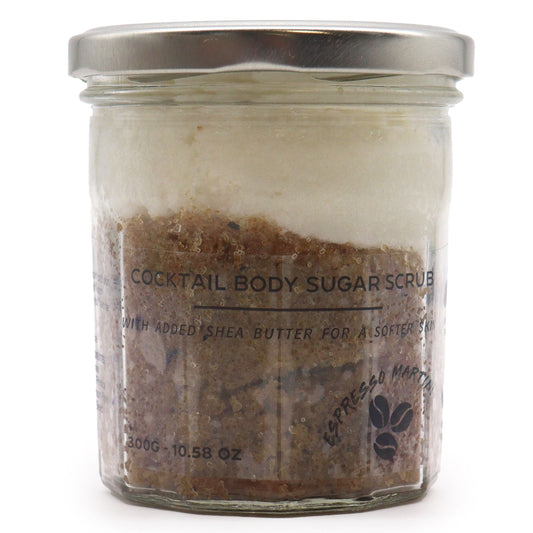 Fragranced Sugar Body Scrub - Espresso Martini 300g - Vivid Aromas UK