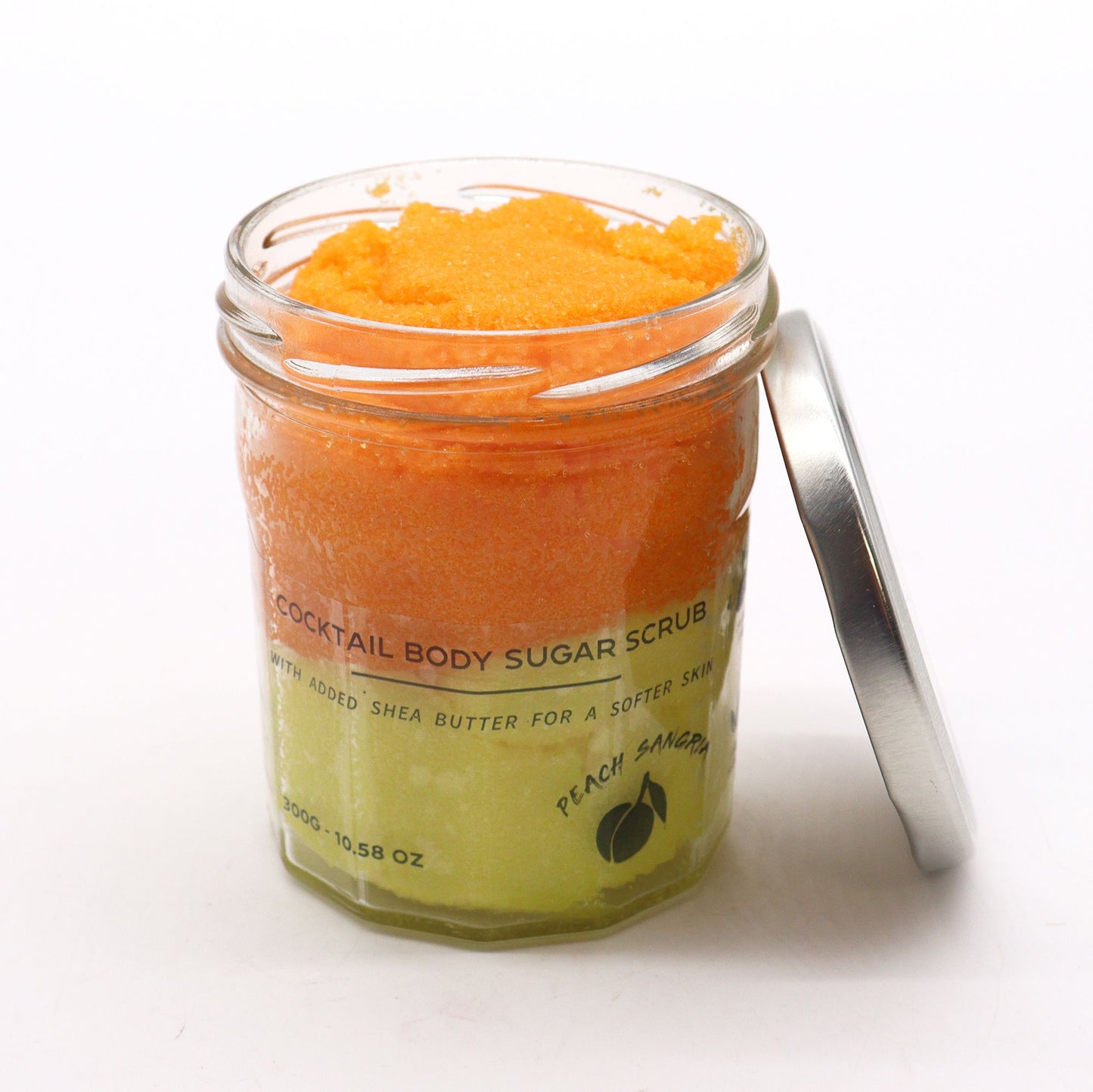 Fragranced Sugar Body Scrub - Peach Sangria 300g - Vivid Aromas UK