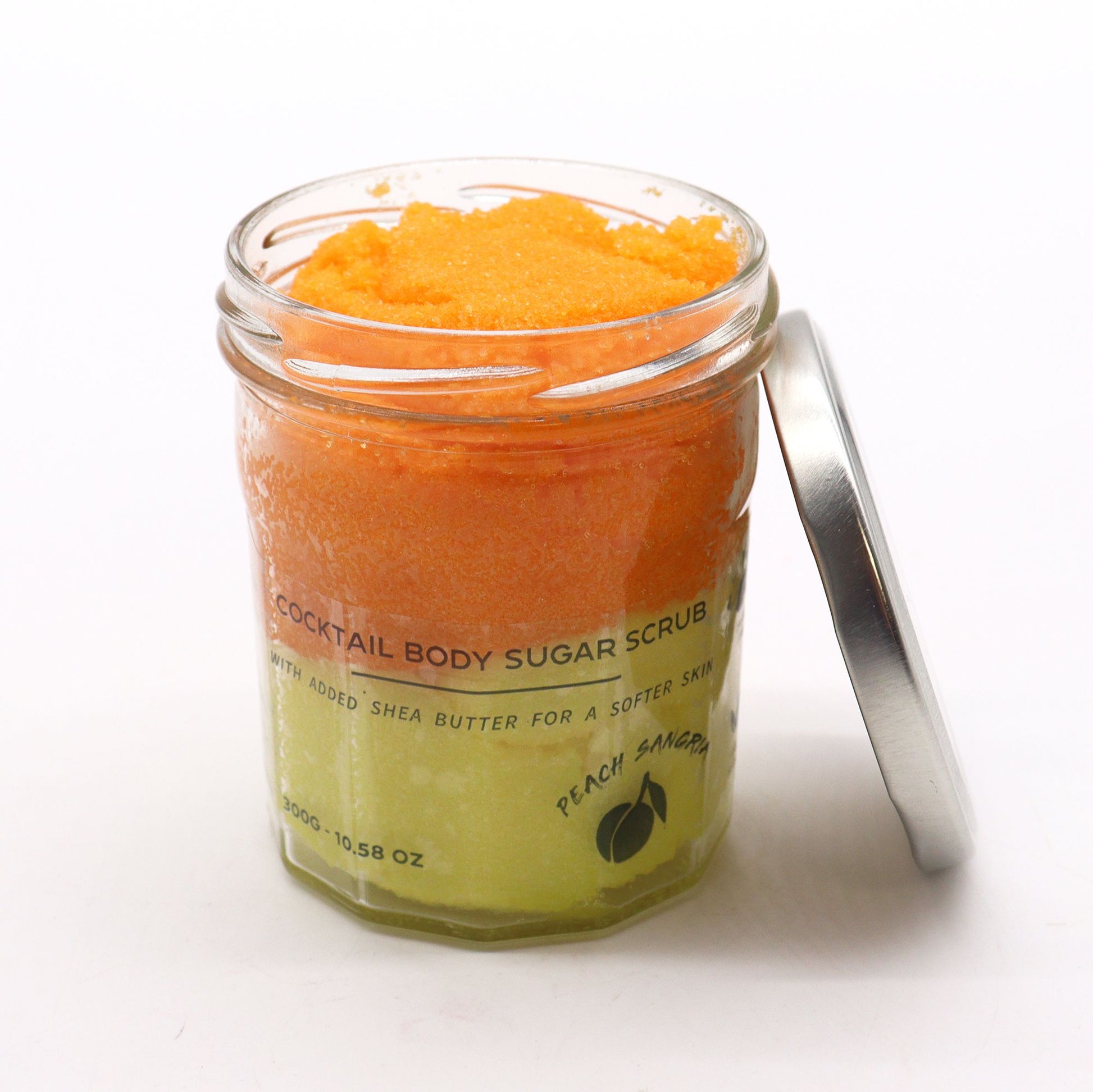 Fragranced Sugar Body Scrub - Peach Sangria 300g - Vivid Aromas UK