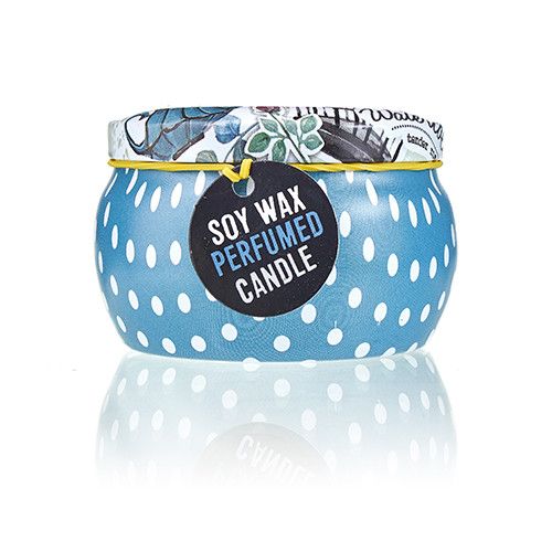 Art Tin Candle - Assorted Design - Parisian Weekend - Peonies - Vivid Aromas UK
