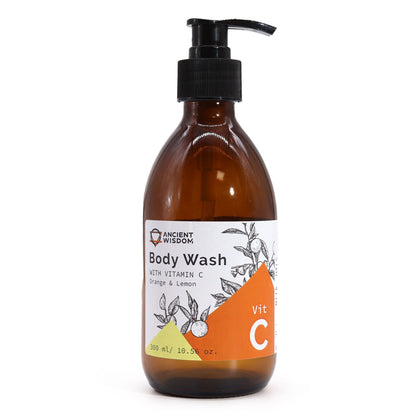 Aromatherapy Body Wash with Vitamin C – Orange & Lemon - Vivid Aromas UK