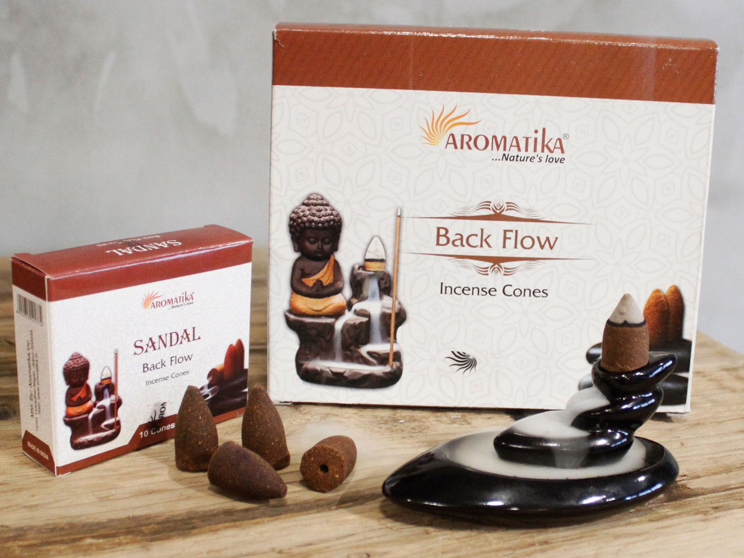 Aromatica Backflow Incense Cones - Palo Santo - Vivid Aromas UK