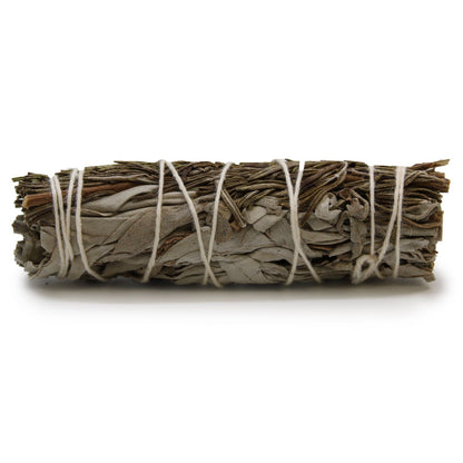 Smudge Stick - White Sage & Rosemary 10cm - Vivid Aromas UK