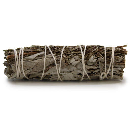 Smudge Stick - White Sage & Rosemary 10cm - Vivid Aromas UK