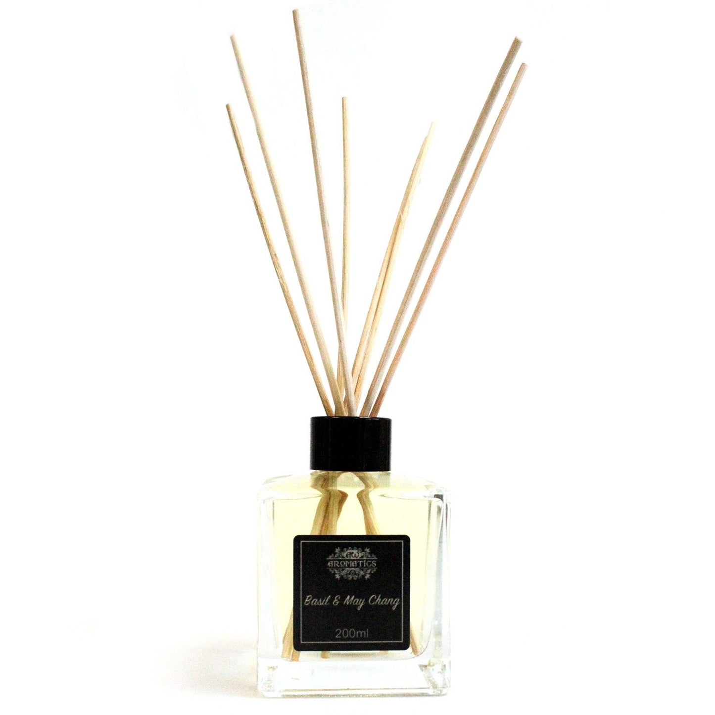 200ml Basil & Maychang Essential Oil Reed Diffuser - Vivid Aromas UK
