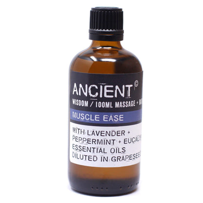Muscle Ease Massage Oil - 100ml - Vivid Aromas UK