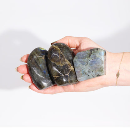 Madagascar Labradorite Tomb Stone (approx 80-100gms 50-70mm) - Vivid Aromas UK