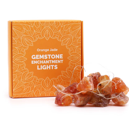 Gemstone Enchantment Lights - Orange Jade - Vivid Aromas UK
