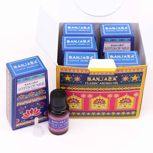 Banjara Indian Fragrance Oil 10ml - Lotus of the Nile - Vivid Aromas UK