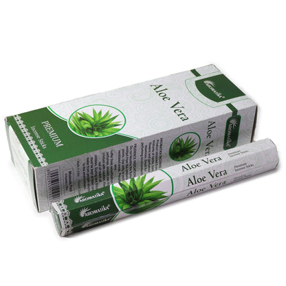 Aromatika Charcoal Free Hex Incense - Aloe Vera - Vivid Aromas UK