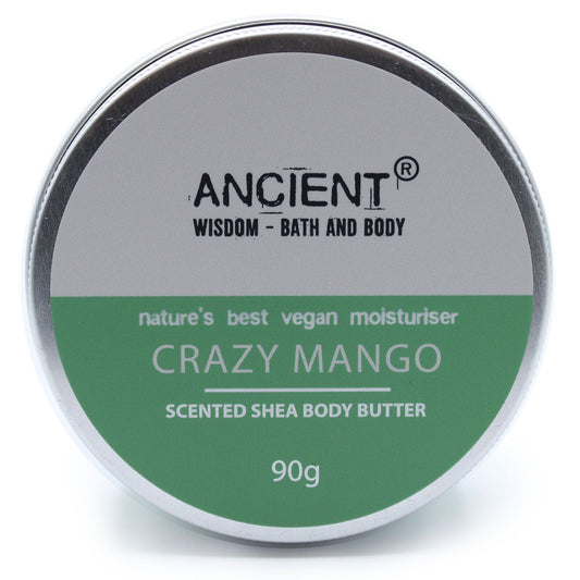 Scented Shea Body Butter 90g - Crazy Mango - Vivid Aromas UK