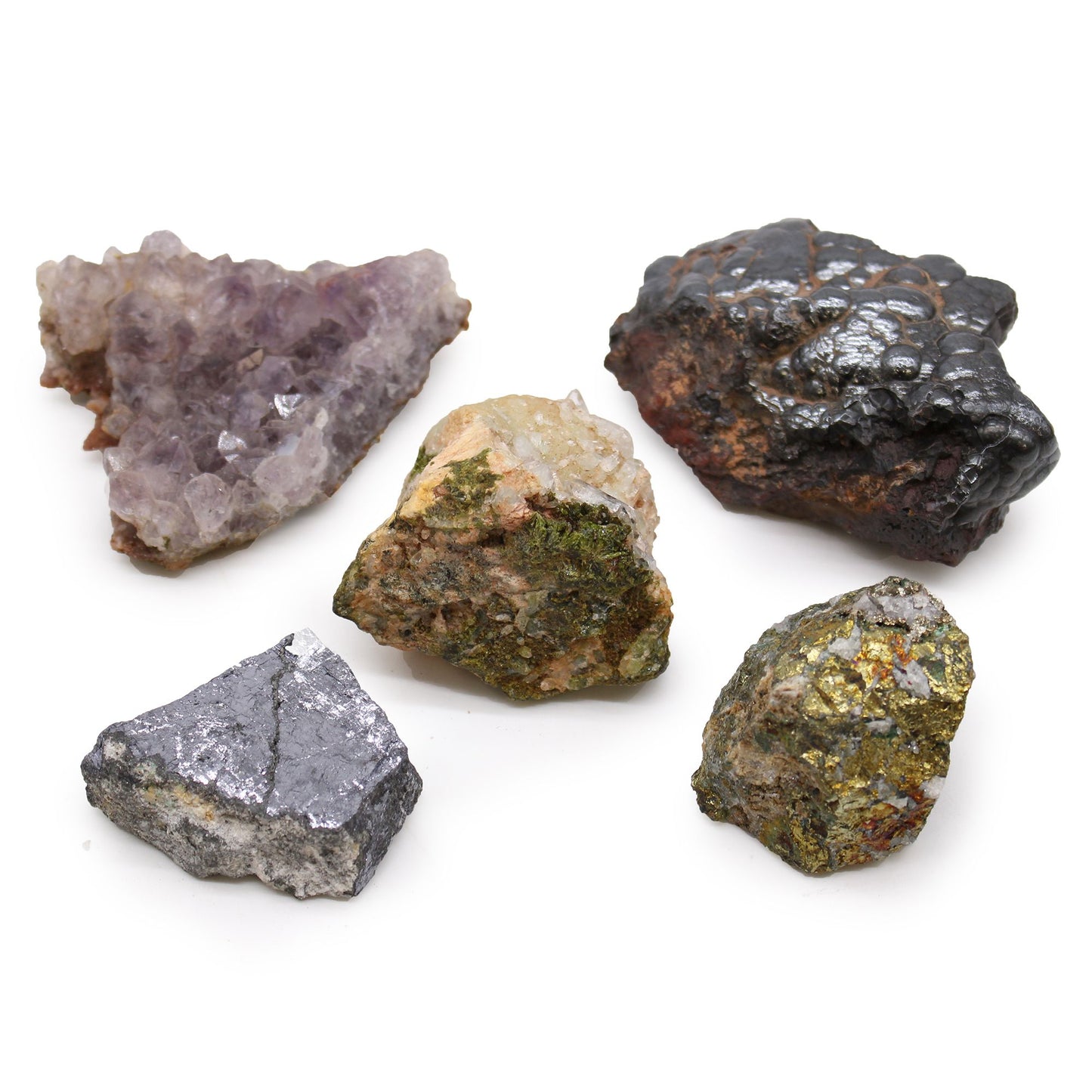 Rare Mineral Specimens - Pack of 5 - Mix 2 - Vivid Aromas UK