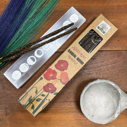 Natural Botanical Masala Incense - Sandalwood - Vivid Aromas UK