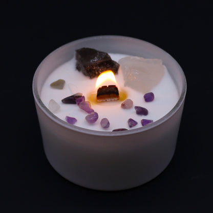 Chakra Crystal Candles - Crown Chakra - Vivid Aromas UK