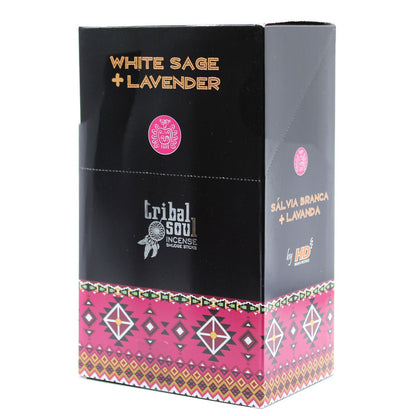 Tribal Soul Incense Sticks - White Sage + Lavender - Vivid Aromas UK