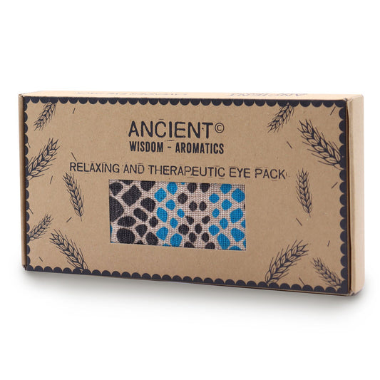 Lavender Natural Cotton and Juco Eye Pillow in Gift Box - Blue Viper - Vivid Aromas UK