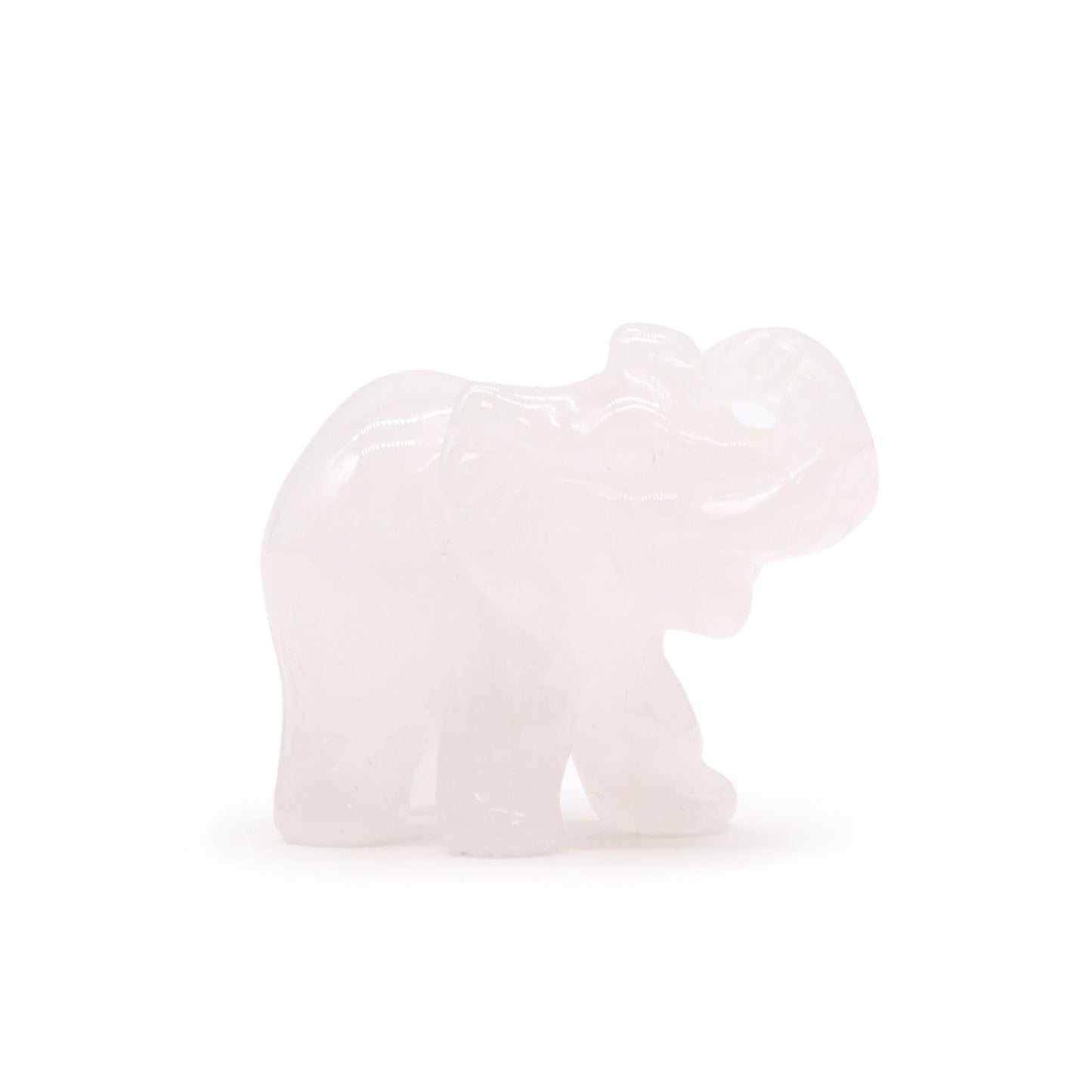 Gemstone Lucky Elephant - Rose Quartz - Vivid Aromas UK