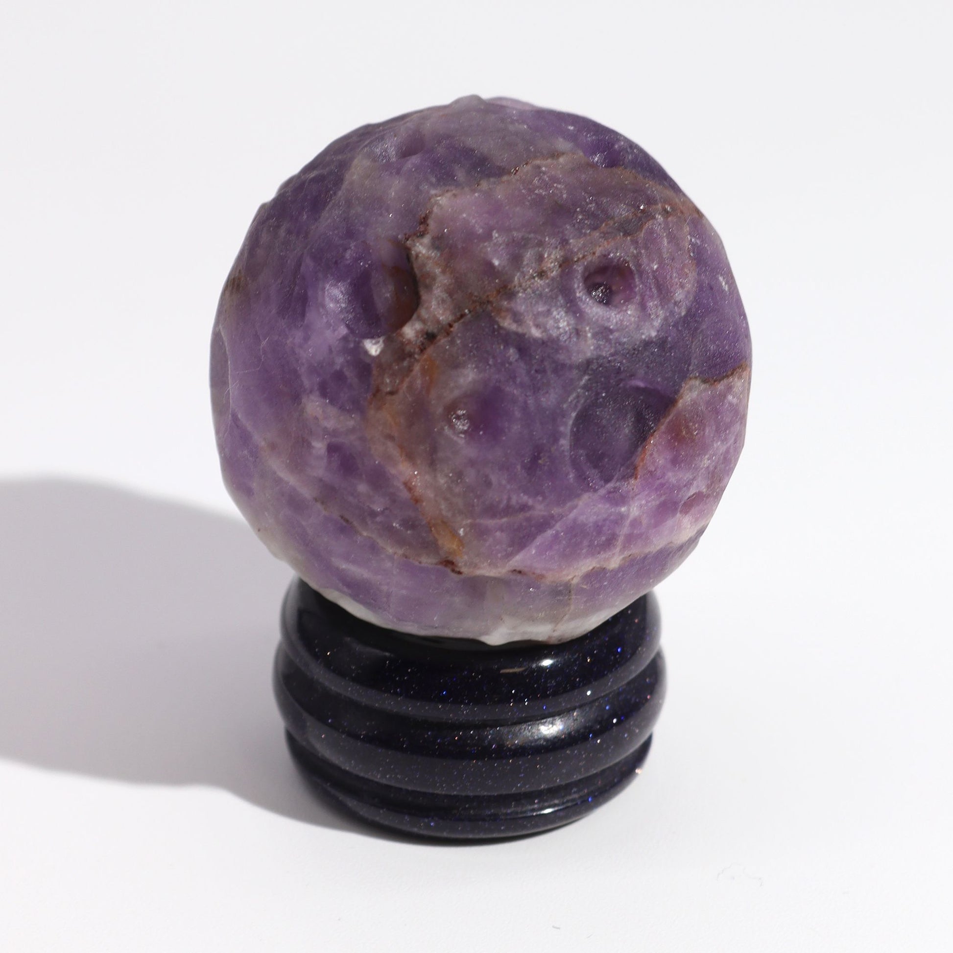 Ametyst Planet on a Sola Goldstone Stand (JUPITER) - Vivid Aromas UK