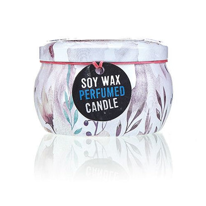 Art Tin Candle - Assorted Design - Parisian Weekend - Peonies - Vivid Aromas UK