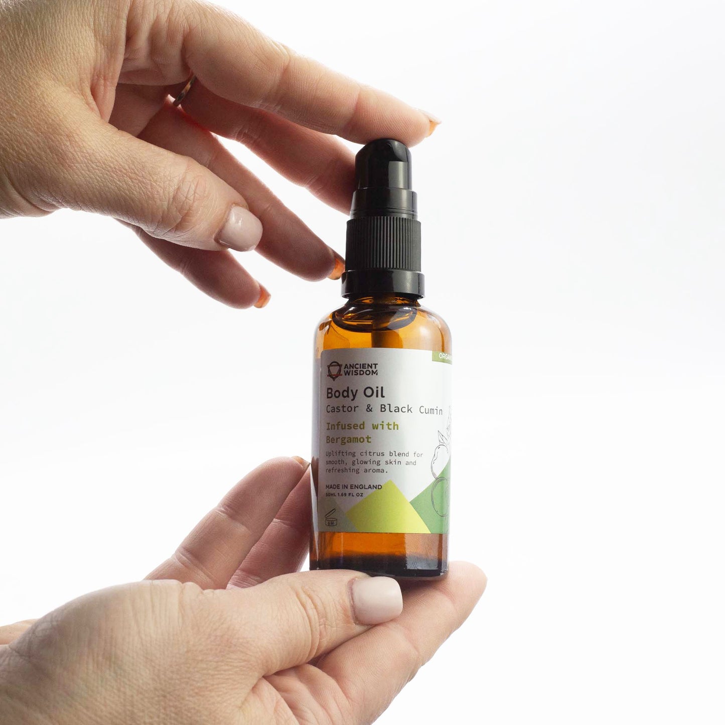 Organic Body Oil 50ml - Rosemary & Frankincense - Vivid Aromas UK