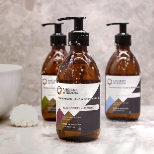 Blackberry & Almond Hand & Body Wash 300ml - Vivid Aromas UK