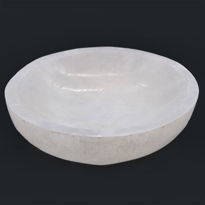 Selenite Round Bowl - 15cm - Vivid Aromas UK