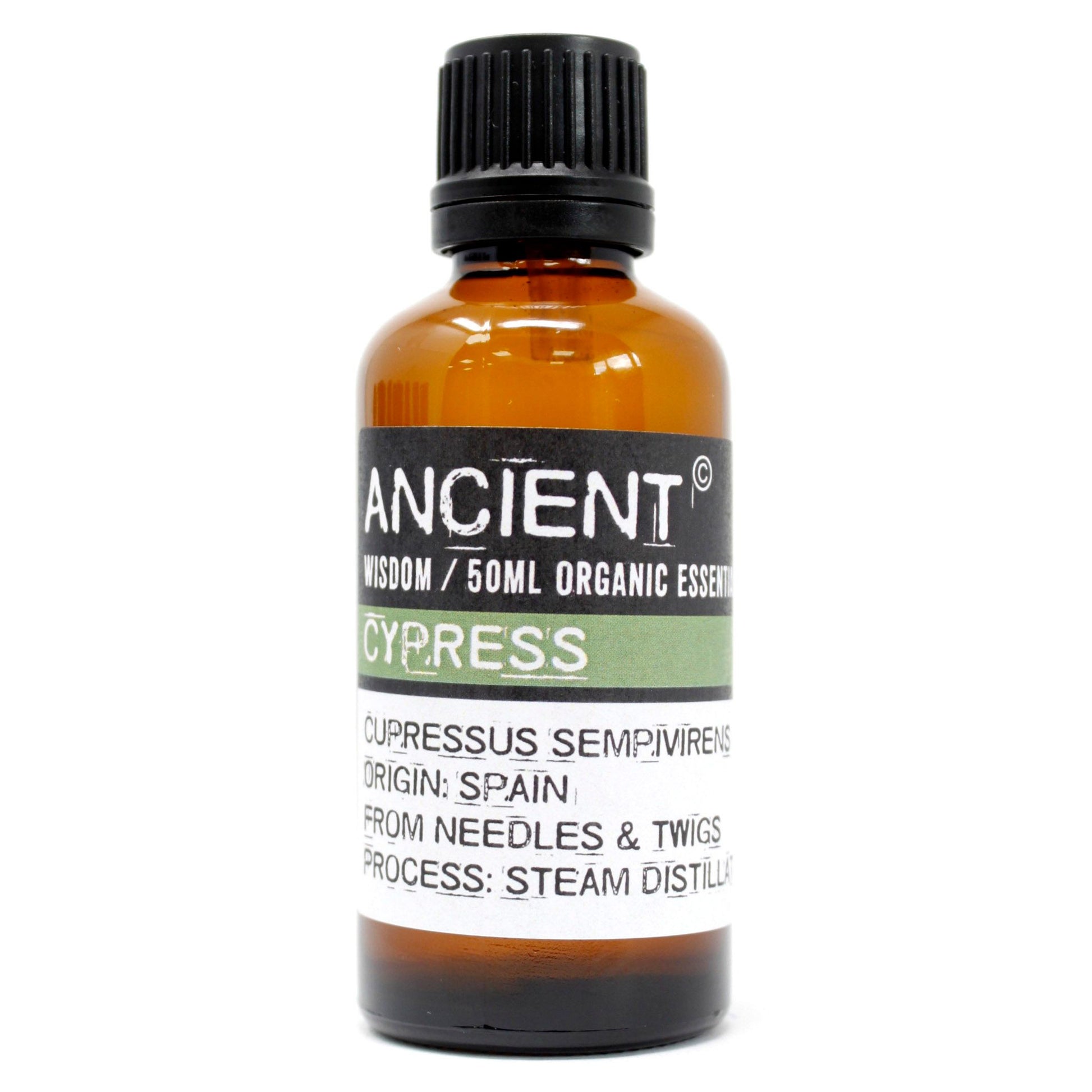 Cypress Organic Essential Oil 50ml - Vivid Aromas UK