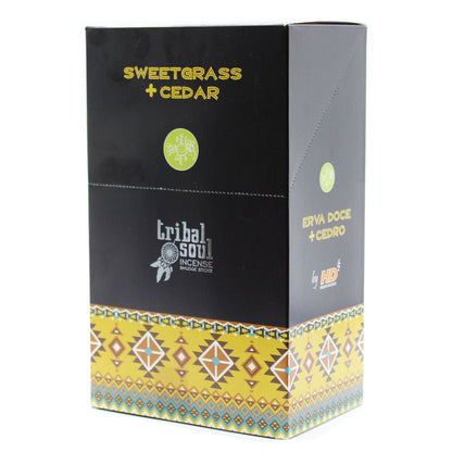 Tribal Soul Incense Sticks- Sweet Grass + Cedar - Vivid Aromas UK