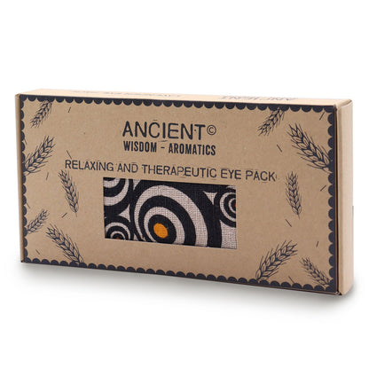 Lavender Natural Cotton and Juco Eye Pillow in Gift Box - Illusion - Vivid Aromas UK