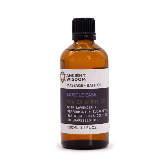 Muscle Ease Massage Oil - 100ml - Vivid Aromas UK