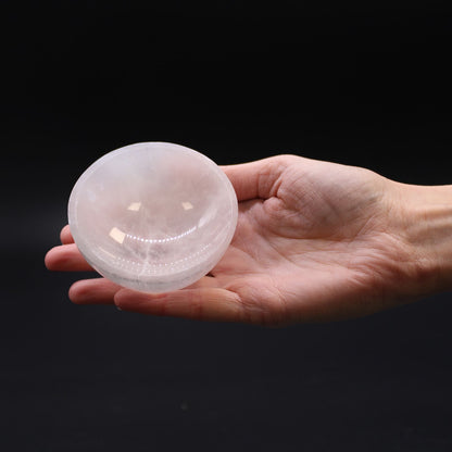 Selenite Round Bowl - 8cm - Vivid Aromas UK