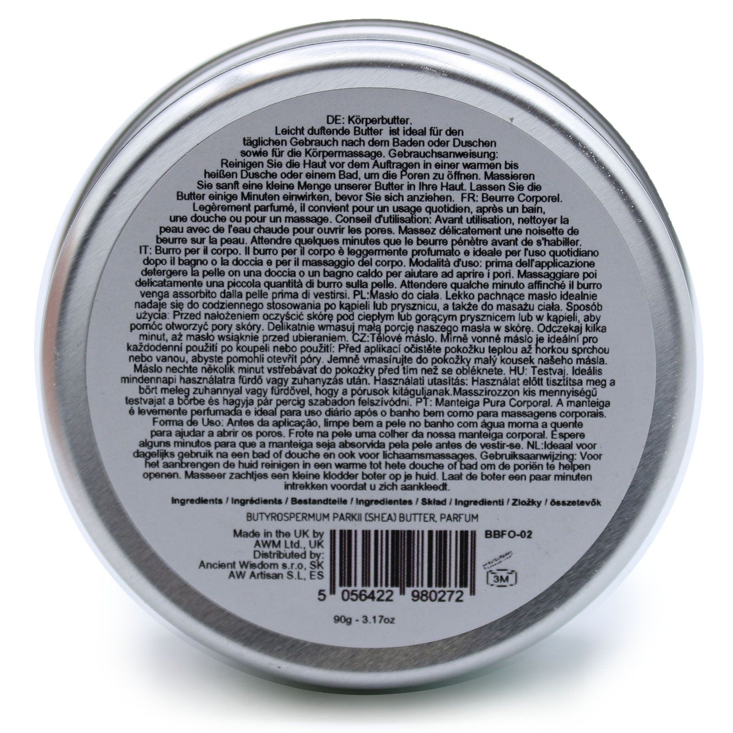 Scented Shea Body Butter 90g - Crazy Mango - Vivid Aromas UK