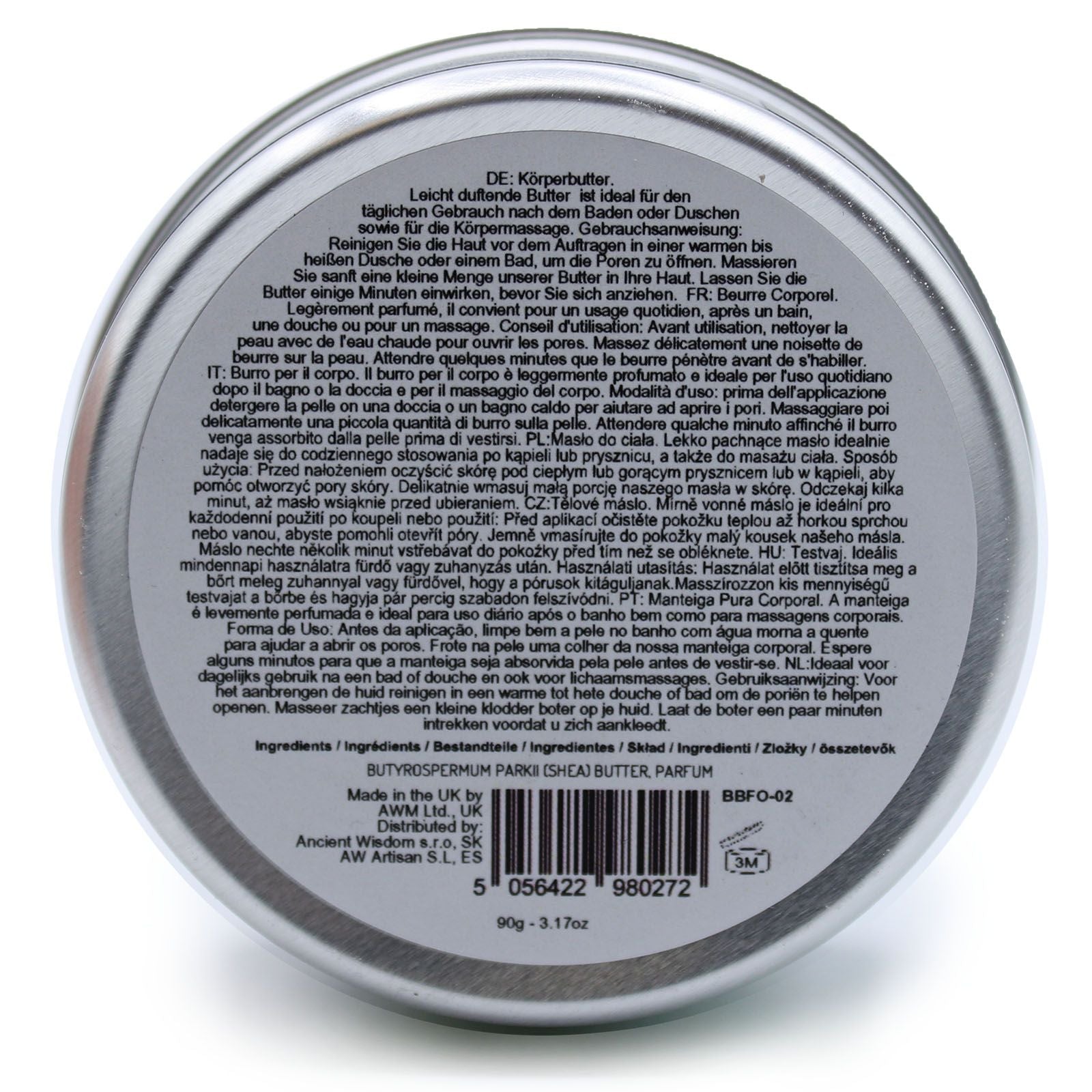 Scented Shea Body Butter 90g - Crazy Mango - Vivid Aromas UK