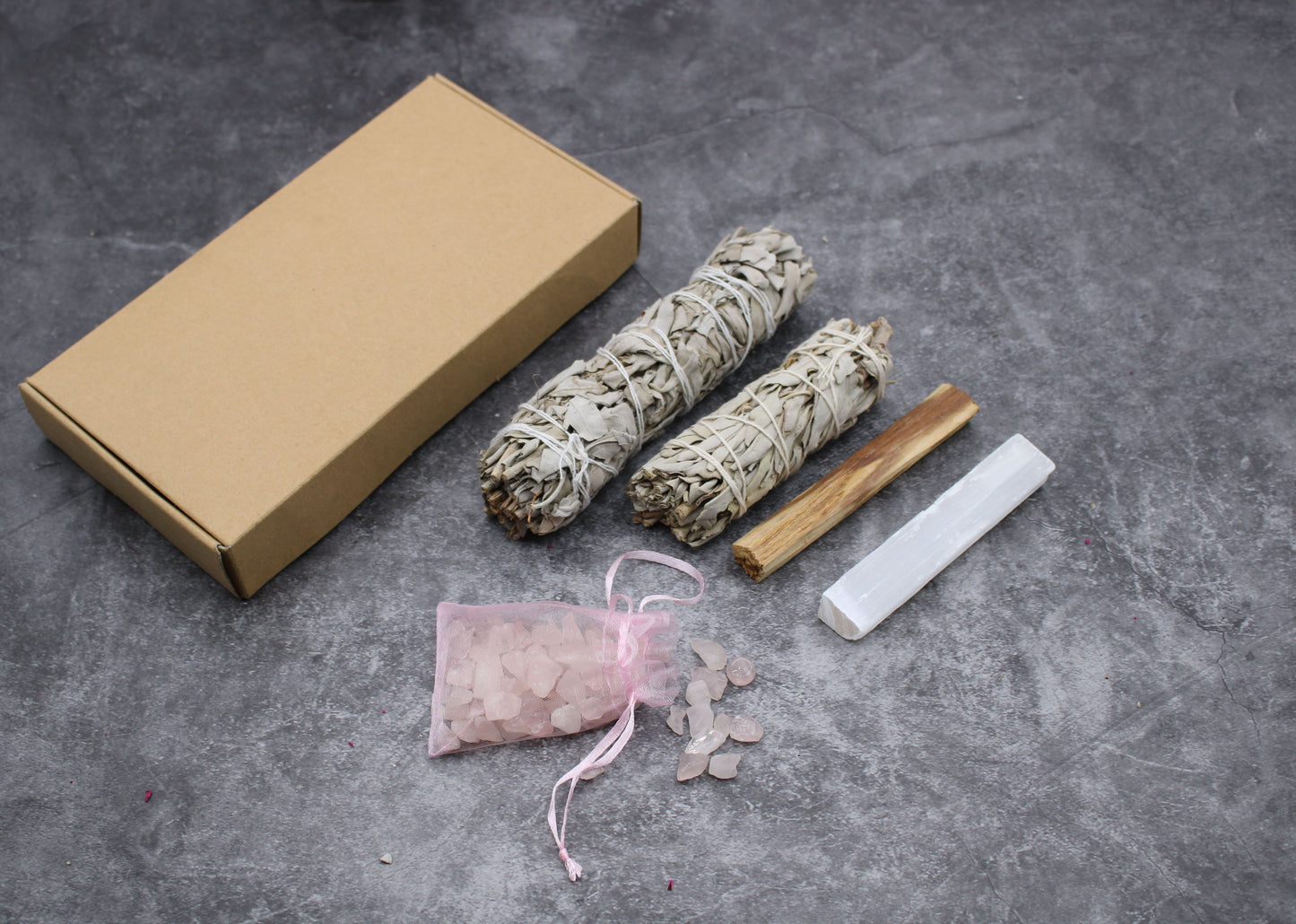 Energy Cleansing & Smudging Kit - Meditation - Vivid Aromas UK