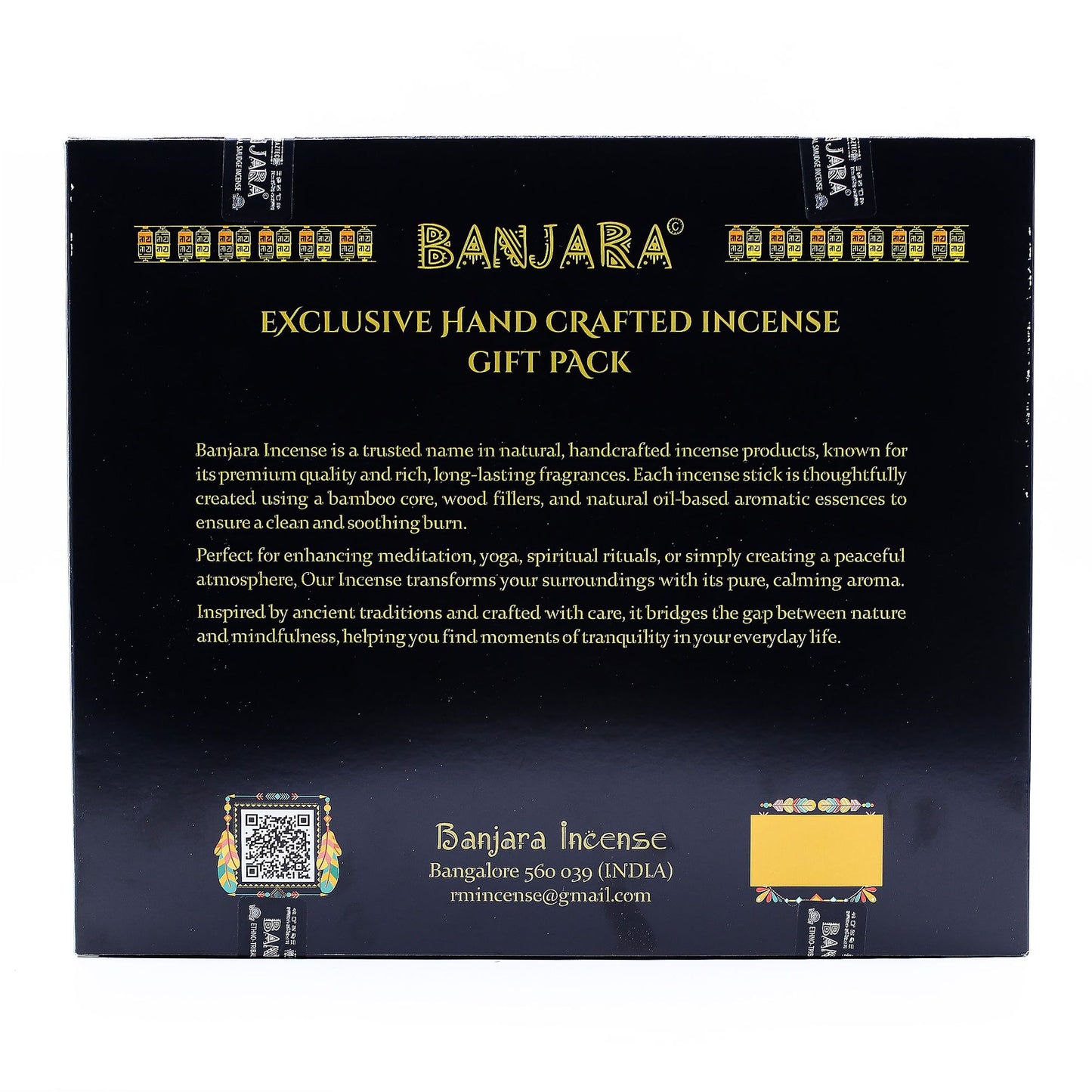 Banjara Palo Santo Smudge Sticks - Set of 6 - Box - Vivid Aromas UK
