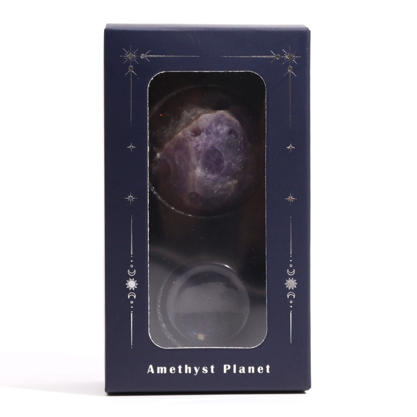 Ametyst Planet on a Sola Goldstone Stand (JUPITER) - Vivid Aromas UK
