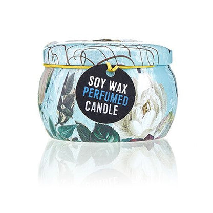 Art Tin Candle - Assorted Design - Parisian Weekend - Peonies - Vivid Aromas UK