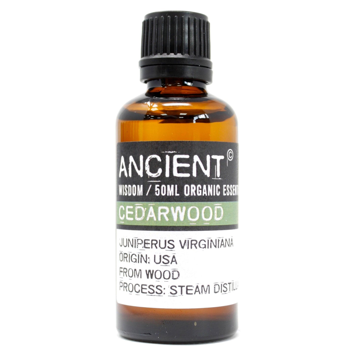 Cedarwood Organic Essential Oil 50ml - Vivid Aromas UK