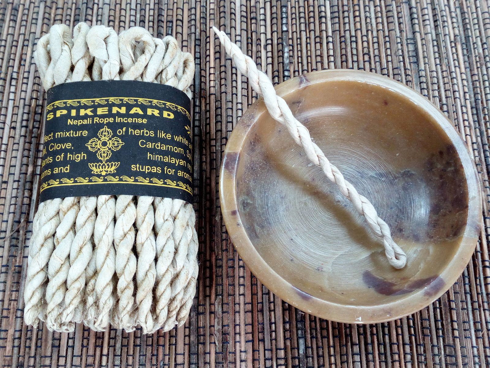 Pure Herbs Spikenard Rope Incense - Vivid Aromas UK