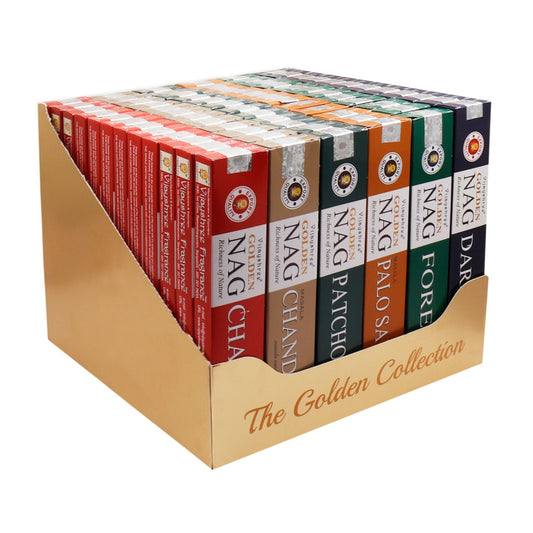 15g Golden Collection Box - 6 assorted Fragrances - Vivid Aromas UK