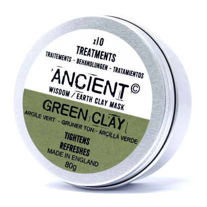 Green Clay Face Mask 80g - Vivid Aromas UK