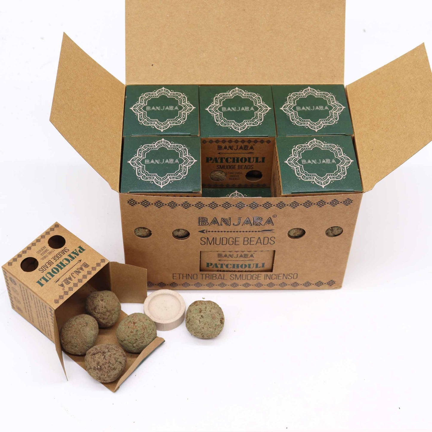 Banjara Smudge Beads - Patchouli - Vivid Aromas UK